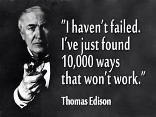 [Photo of Thomas Edison with words superimposed]