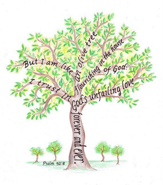 [Graphic of a tree with a Scripture verse superimposed]