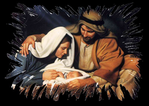 Mary, Joseph, and Baby Jesus