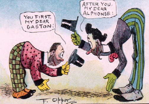 [Cartoon of Alphonse and Gaston]