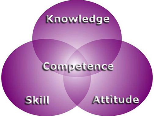 [Graphic that describes the components of competenc]