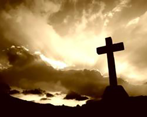 [Photo of a resurrection cross]